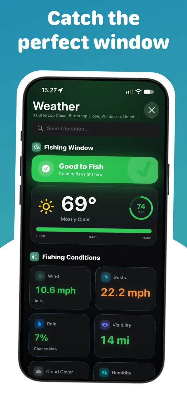 Fishing Spots: Location Map screenshot 2