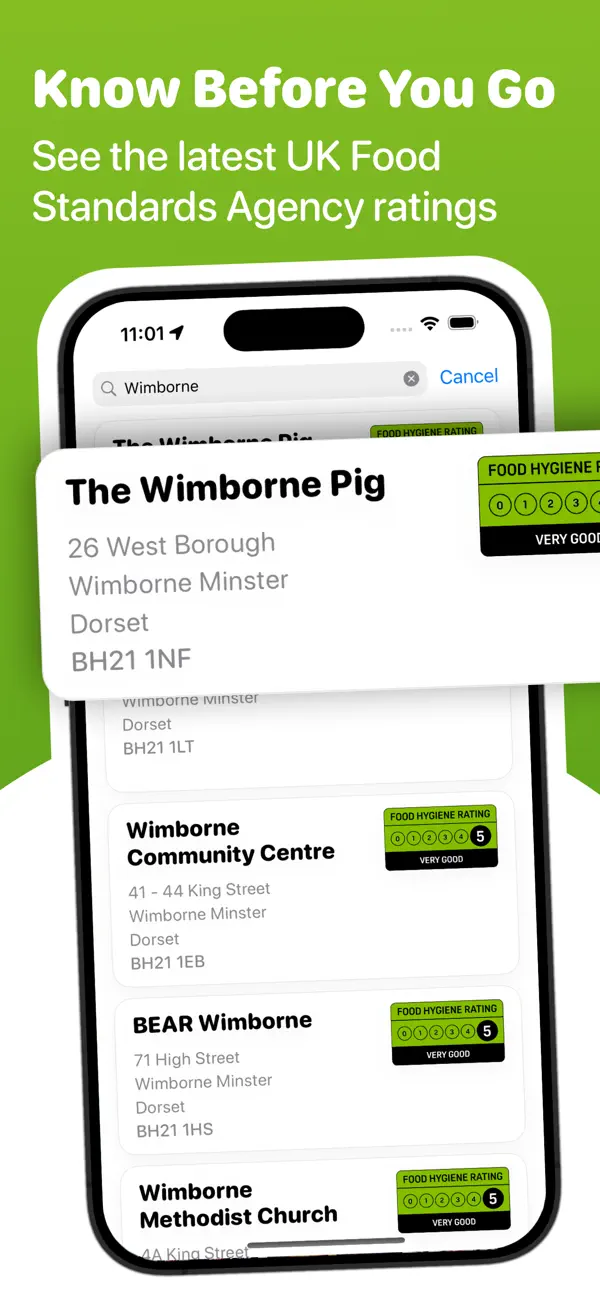 Food Hygiene UK Ratings screenshot 1