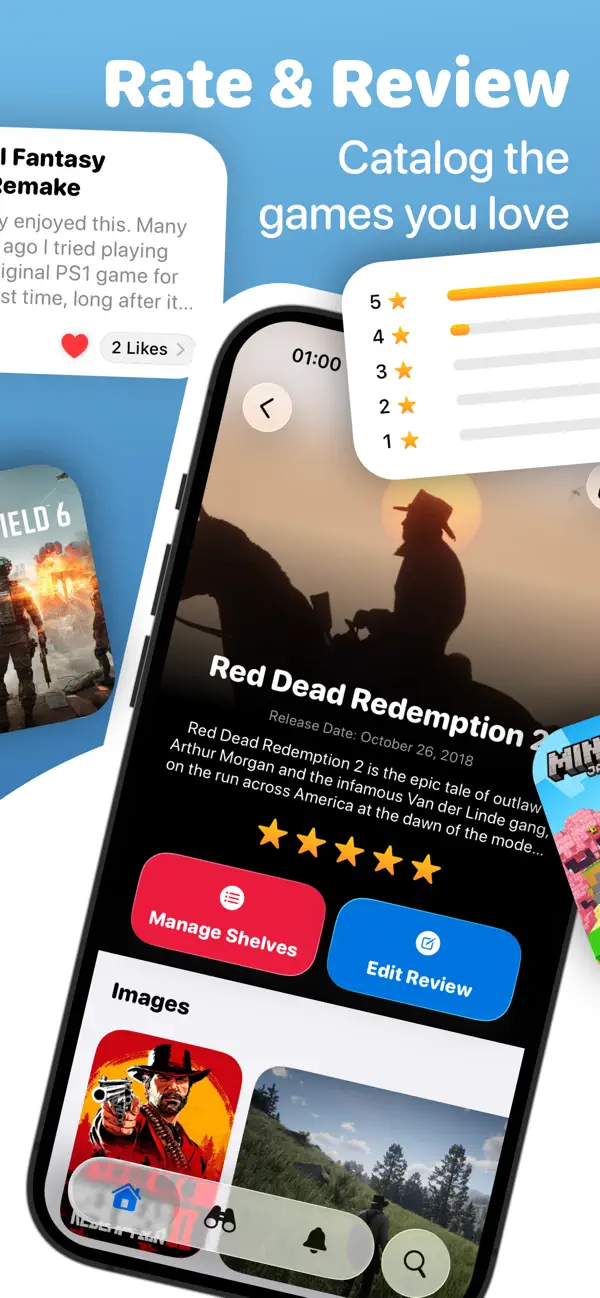 Game Shelf: Rate Video Games screenshot 3