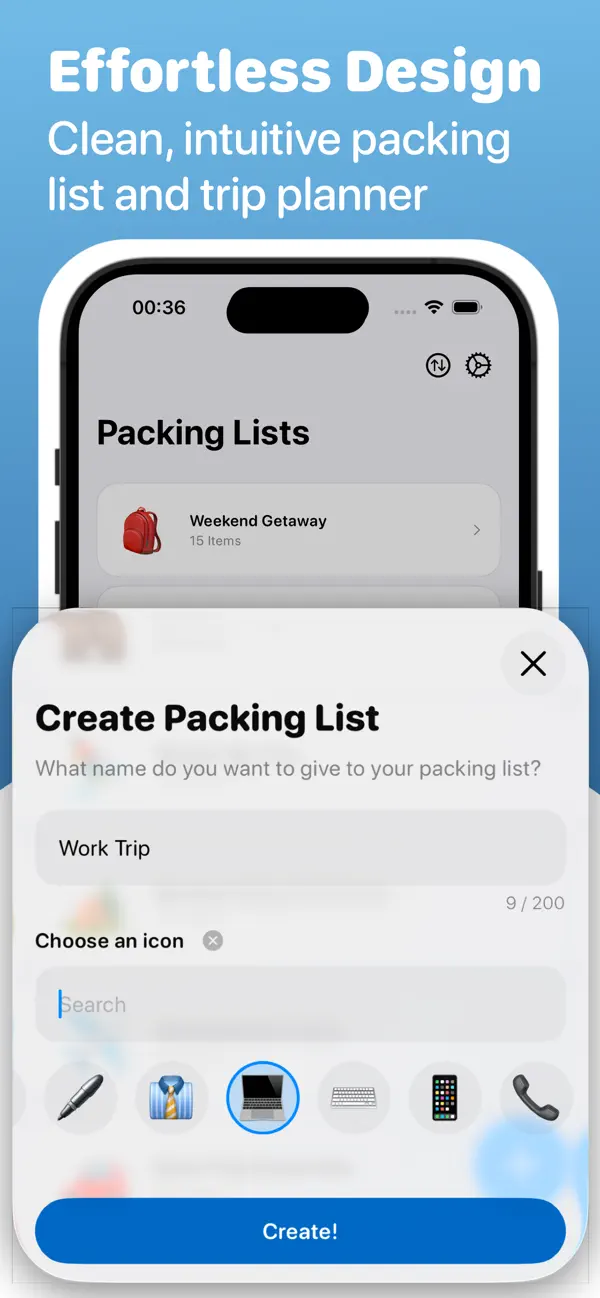 Trip Packing Lists screenshot 3
